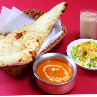 バターチキンカレーセット