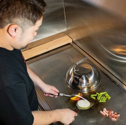 ◆気軽に愉しむ鉄板料理