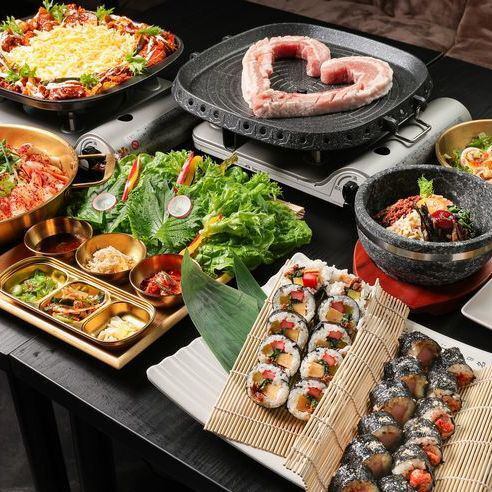 【宴会に嬉しいコースも充実◎】本場韓国料理を存分にご堪能いただけるラインナップ！見た目もおしゃれ♪