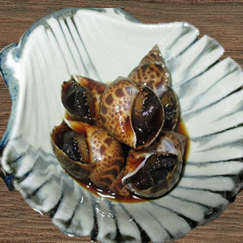 バイ貝の煮付け