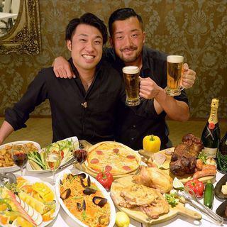 [VIP Private Welcome/Farewell Party] A hearty course with 60 types of alcoholic beverages all-you-can-drink for 3,500 yen