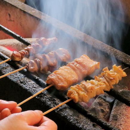 【歓送迎会】火入れ絶品!髭の炭焼き堪能コース◇8品120分飲み放題付き 5000円(税込)