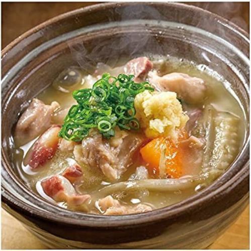 鶏白湯塩煮込み