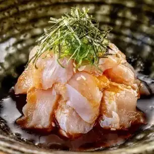A classic chilled chicken dish: Toriwasa (chicken with wasabi)