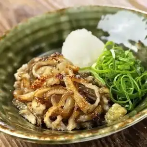 Miyazaki Jidori Chicken Skin with Ponzu Sauce