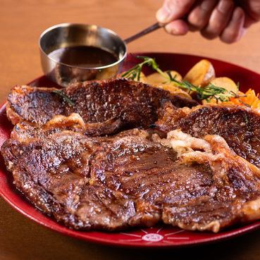 地上120mの絶景を一望しながらイタリアン♪厳選したお肉を