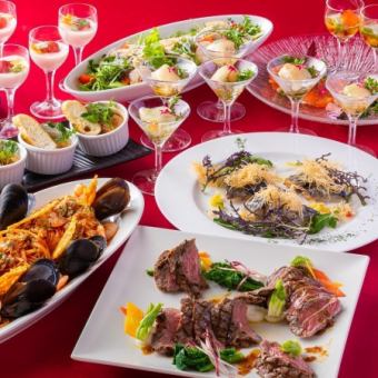 【夏の歓送迎会】牛もも肉のブルギニョン季節で彩るプラン【PREMIUM】~7,700円~