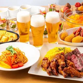 【夏の個室宴会】120分制の贅沢ディナービュッフェ＆充実飲み放題プラン~6,600円~