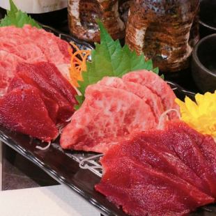 [Taste] 2.5 hours all-you-can-drink! [With exquisite horse sashimi] Reasonable course! All 6 dishes ☆ All-inclusive 5000 yen ☆