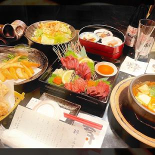 当日もOK！【味】2.5h飲放☆【極上馬刺し付き】リーズナブルコース！料理6品☆税込5000円☆