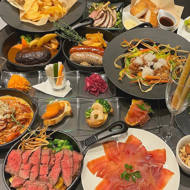 ディナー、ランチ、記念日、女子会、お祝い、から貸切パーティーなどにも対応。