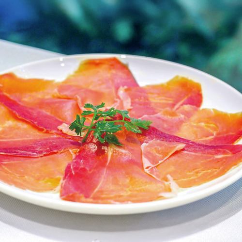 Spanish Jamon Serrano with Grissini