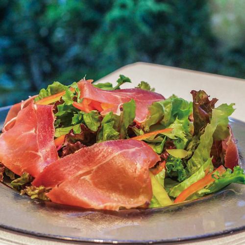 Spanish Serrano Jamon Salad