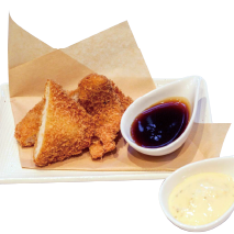 Fried white fish (sauce or tartar)