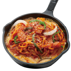 Nagoya's specialty, Neapolitan on an iron plate