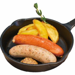 Assorted 2 kinds of jumbo sausages
