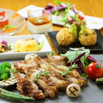 【日~木限定・当日OK】飲放120分付TOKUコース 特価3800円 ★20名~2F貸切 (祝前日不可)