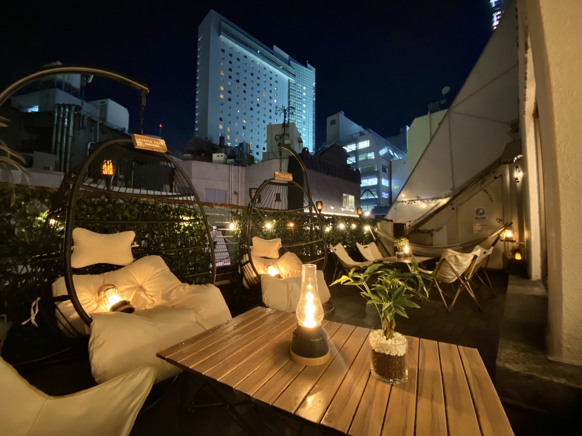 Recommended charter venue for 20 to 30 people in Shibuya with a terrace