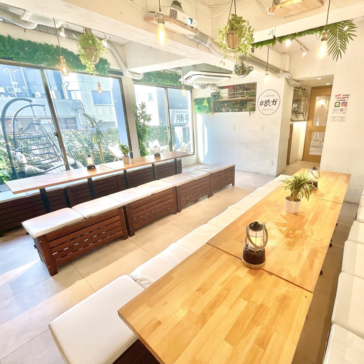 The open floor near Shibuya Station is very popular with children!Enjoy a private party and private BBQ on the stylish floor with a terrace!