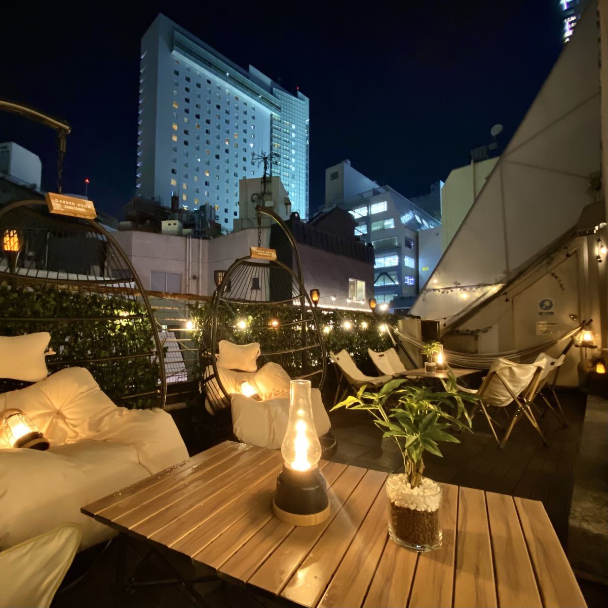 You can have a private BBQ and private party from noon on the open floor with a terrace! It's close to Shibuya Station, so it's very popular with guests with children! *Guaranteed number of people reserved for the day and night differs.