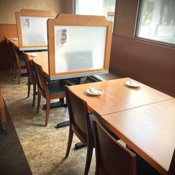 A shop where even one woman can easily enter ♪ Corona measures are set up in each seat so that you can eat with peace of mind.The space is also spacious and cozy.