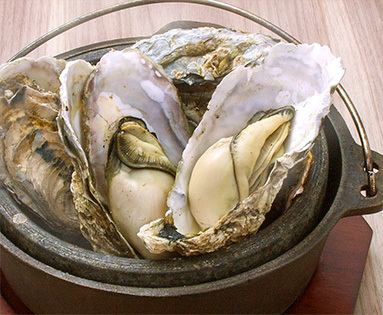 ボルケーノ蒸し牡蠣