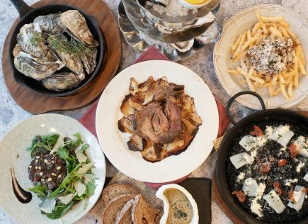 【欢迎/告别派对方案】生蚝和木烤猪肉！轻松派对套餐（包含2小时畅饮）