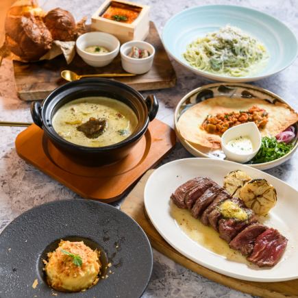 【プレミアムオーシャンコース】全7品 飲み放題付き　7000円