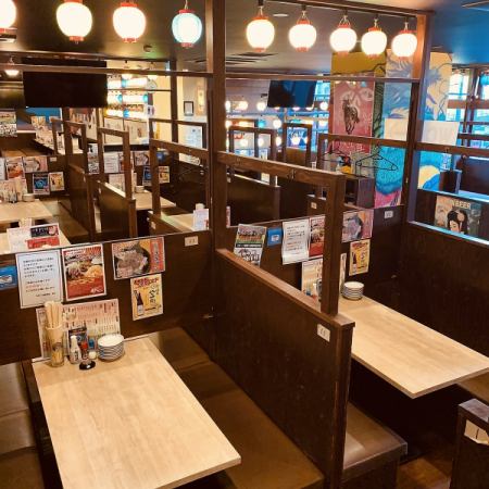 【人気のBOX席】ワイワイ大衆居酒屋！宴会最大60名！最大席数180席！