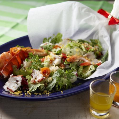 Lobster bouquet salad (for 2-3 people)