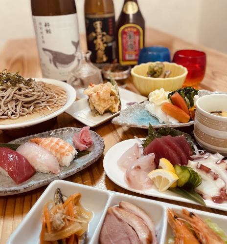 [Multi-course course 4,500 yen] 8 dishes + 2.5 hours all-you-can-drink