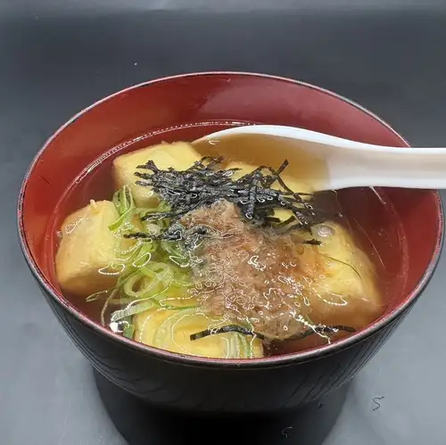 lightly deep-fried tofu