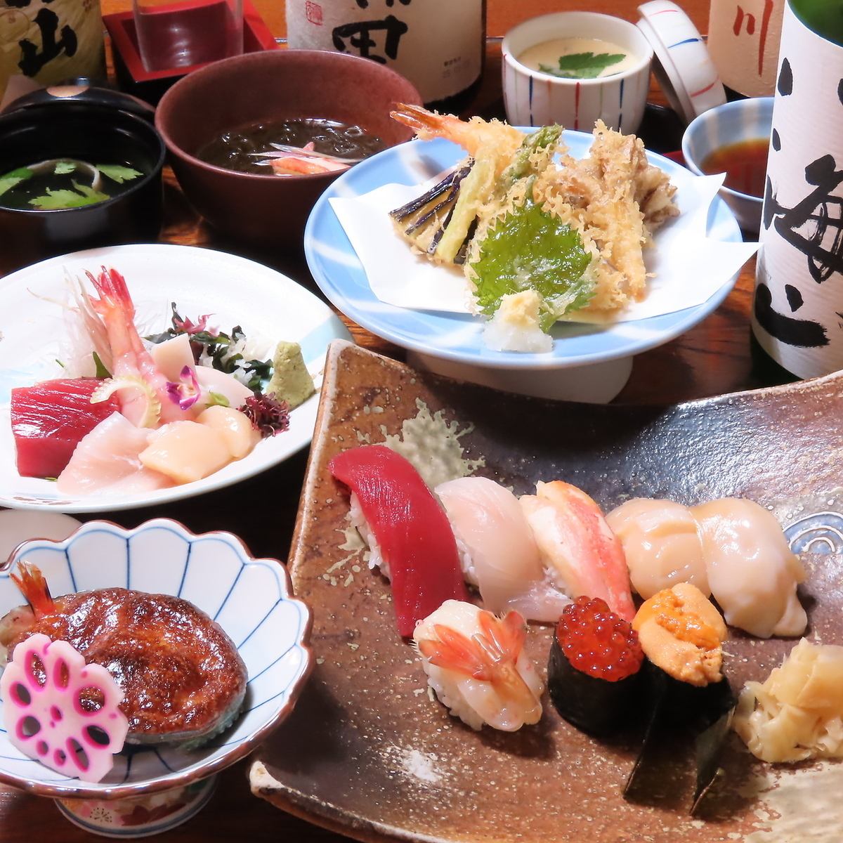 新鮮な魚介と丁寧な仕事で仕上げた、職人の技が光る逸品をぜひご賞味ください!