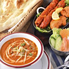 For those who also want to eat meat ♪ [Himalaya Set] Comes with chicken and seekh kabab! Choice of curry set 1,960 yen
