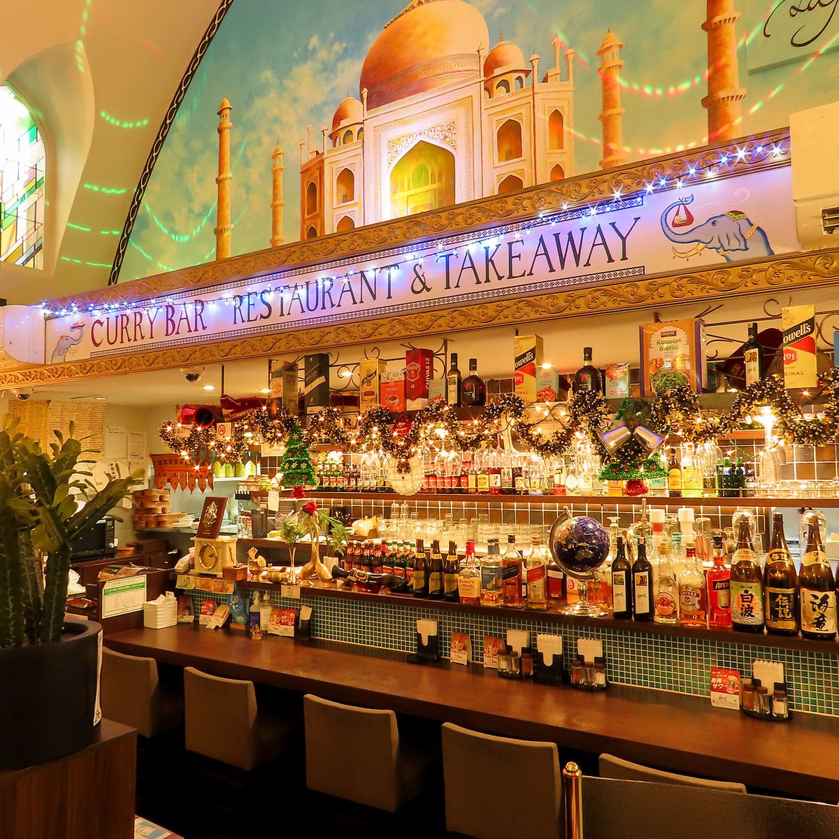 You won't even think it's a curry shop!The curry inside the stylish restaurant is exquisite!