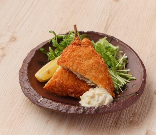 大アジフライ 自家製タルタクソース