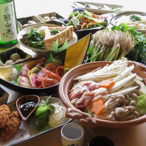 "Recommended" Seri Nabe Course/Includes 3 hours of all-you-can-drink on weekdays!!