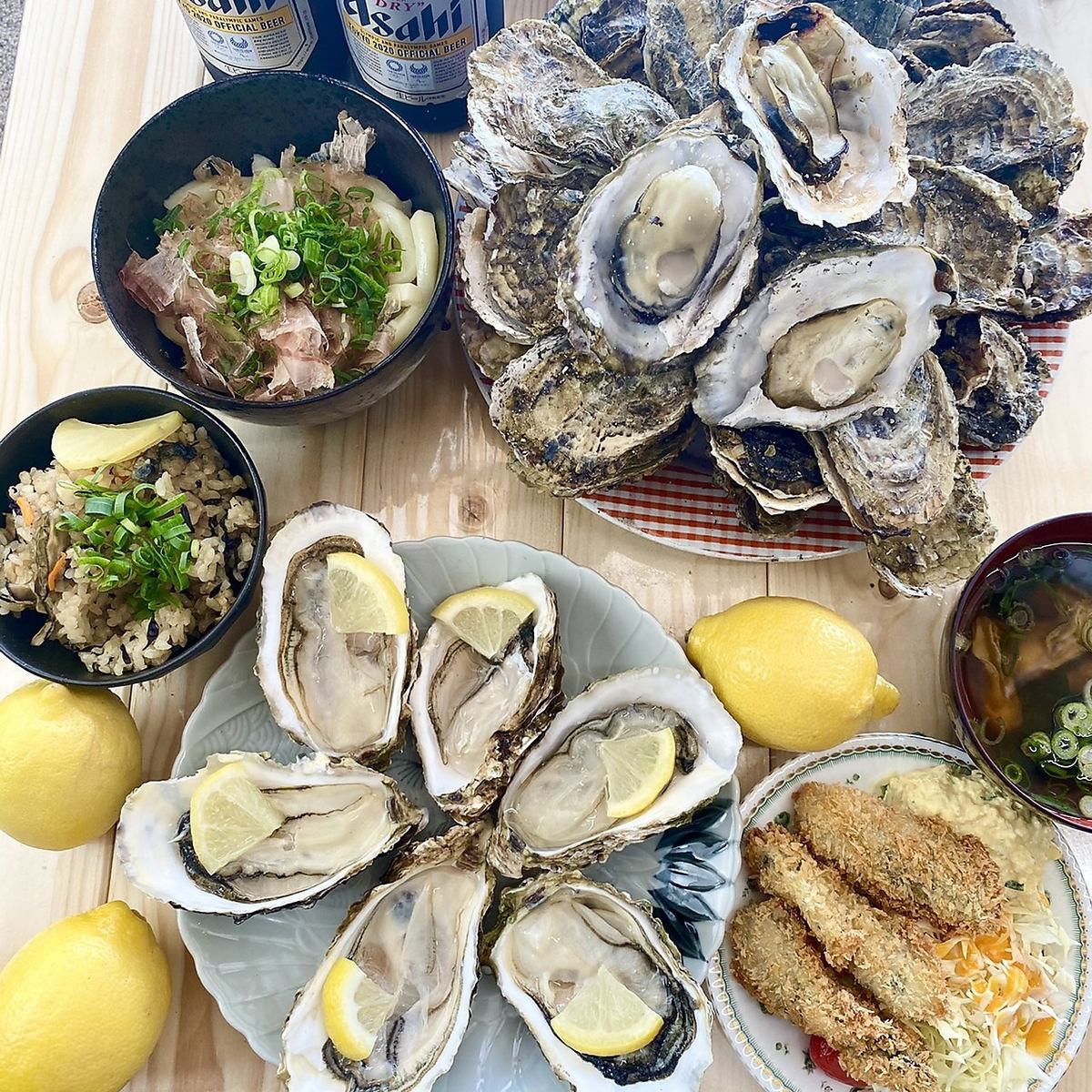 [Approximately 10 minutes by car from Toba Station & Toba Observatory] All-you-can-eat grilled oysters in Uramura-cho, the country of oysters ☆