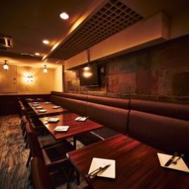 We have fully private rooms available for up to 10 people.