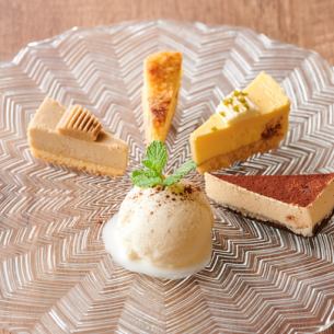 チーズケーキ盛り合わせ