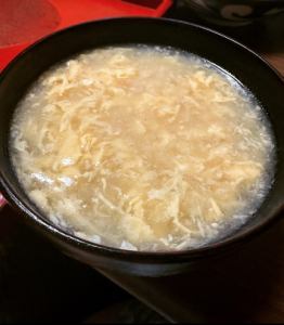 Egg soup