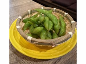 Boiled edamame