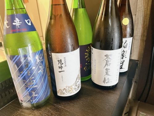 Abundant Miyagi local sake!