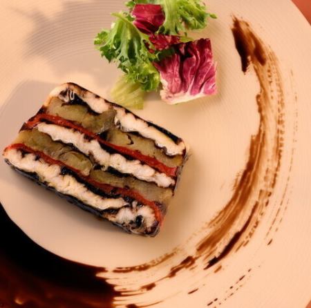 泉州水ナスとアナゴのテリーヌ