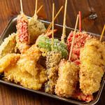 【名物】串かつ盛り合わせ[8種盛]