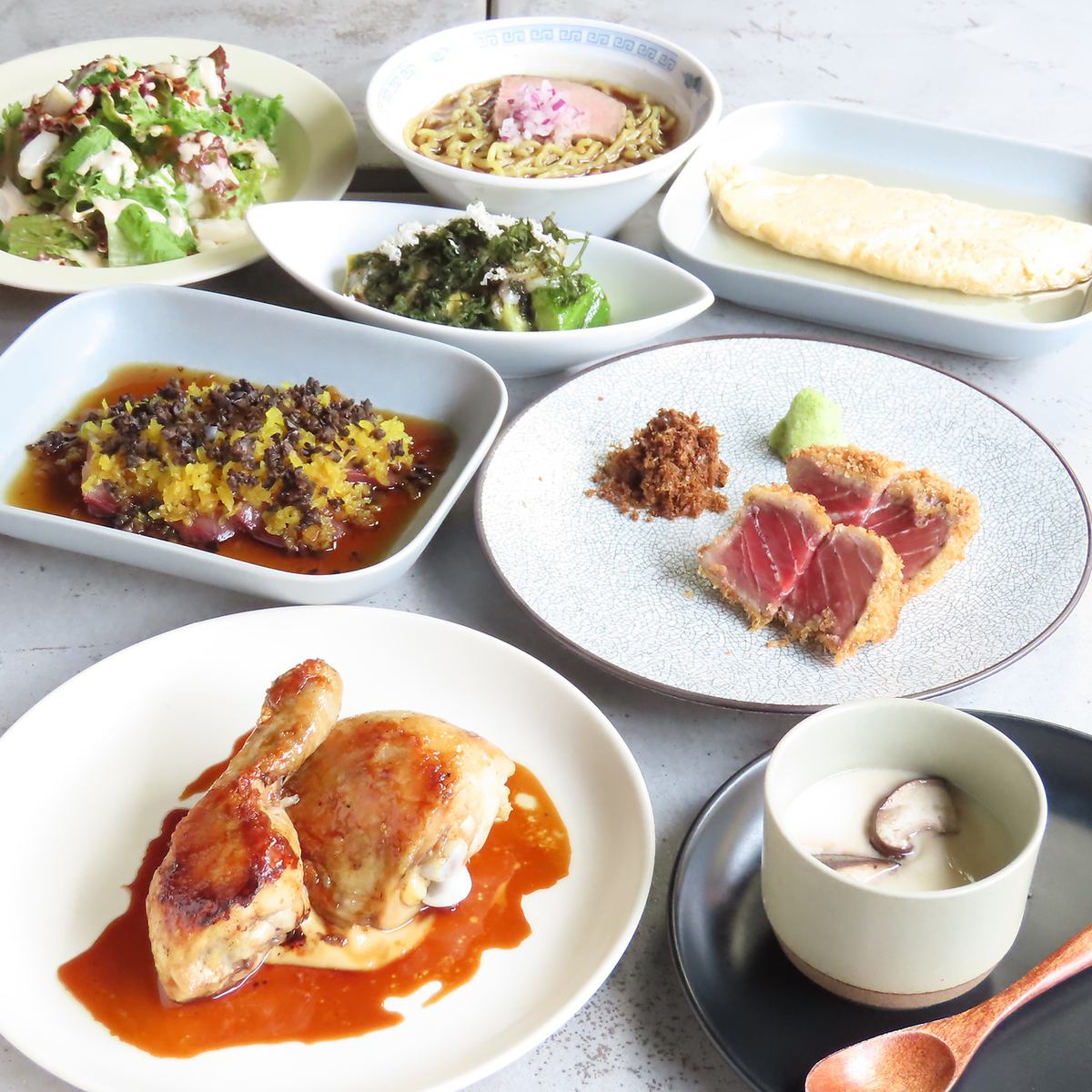 ≪新橋駅より徒歩3分≫まるで「屋根裏の台所」。こだわりの料理と上質な時間を。