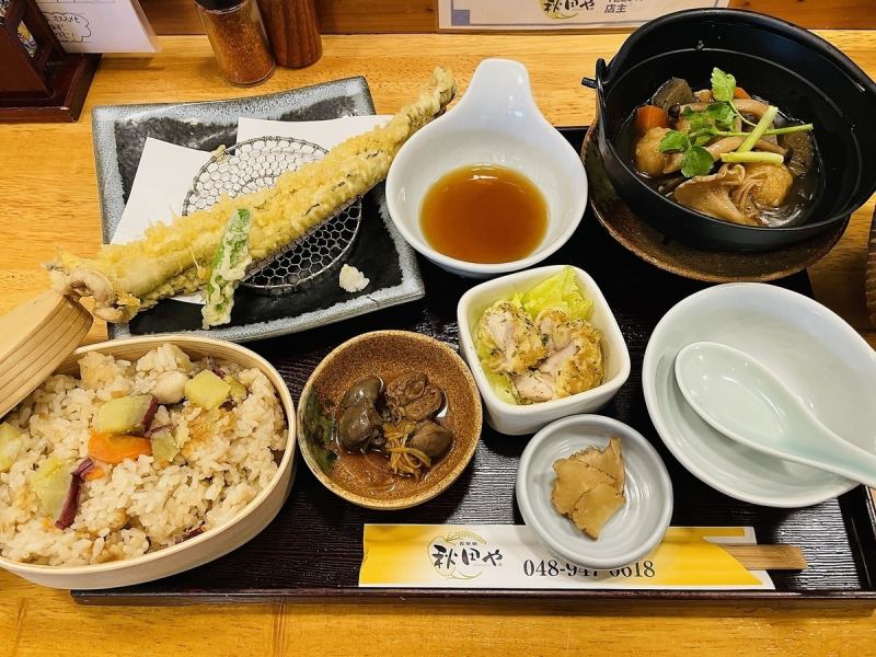 Akita and conger eel meal