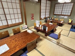 １２名様以上にて座敷を貸切り可能です。