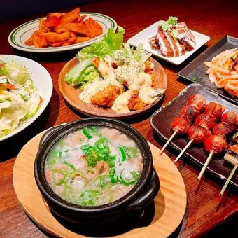 リニューアル記念！2H飲放付◆くしべえの焼鳥＆全8品◆「焼鳥くしべえコース」4500円（税込）