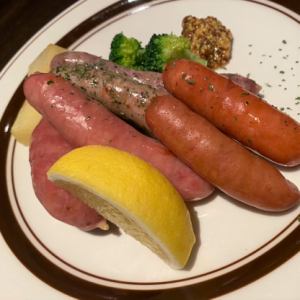 Assorted sausages